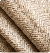 Herringbone linen